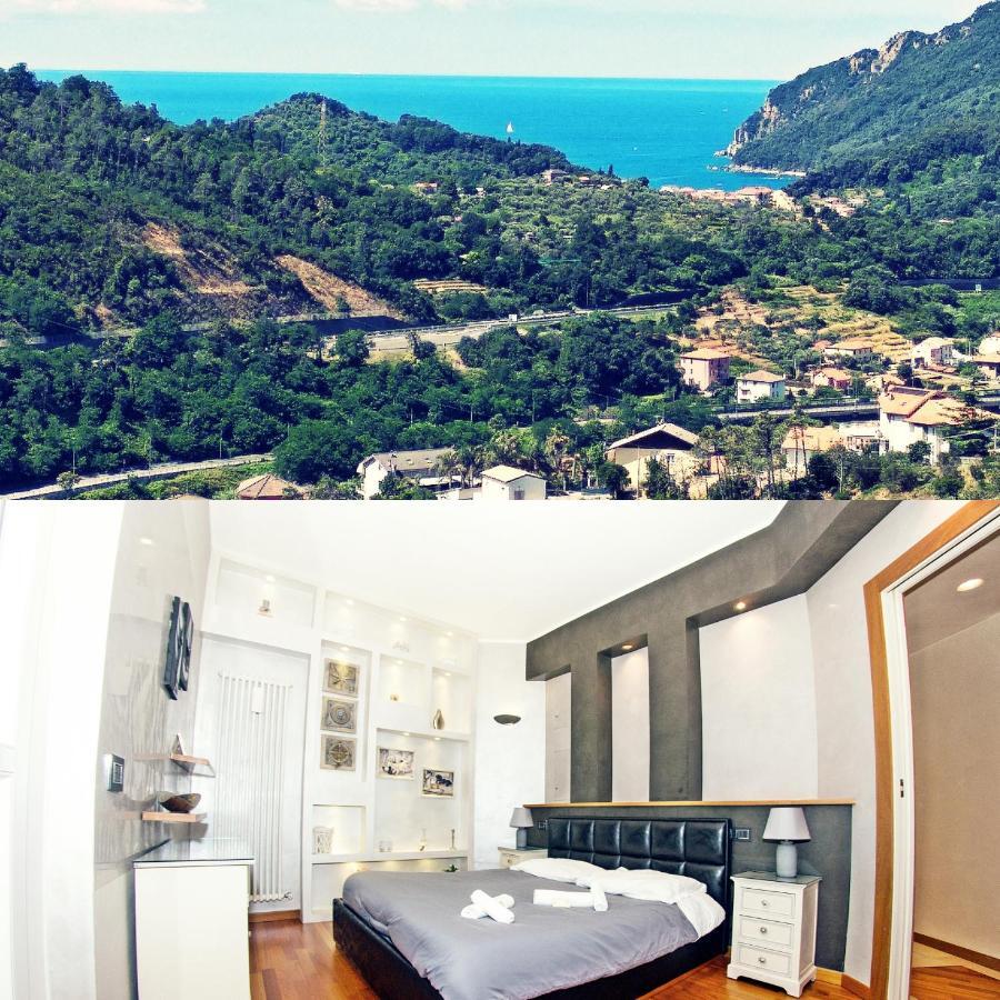 The Sea From The Hills Apartment Казарца Лигуре Екстериор снимка